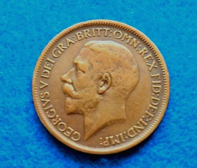 1920 Great Britain 1/2 Penny - Awesome Coin  -  SEE PICS