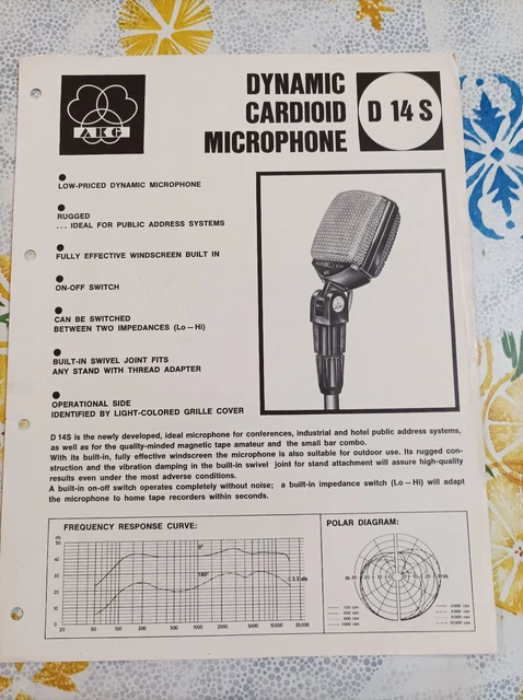 1950'S VINTAGE RETRO MICROPHONE RONETTE B-110 / CRYSTAL / MADE IN HOLLAND