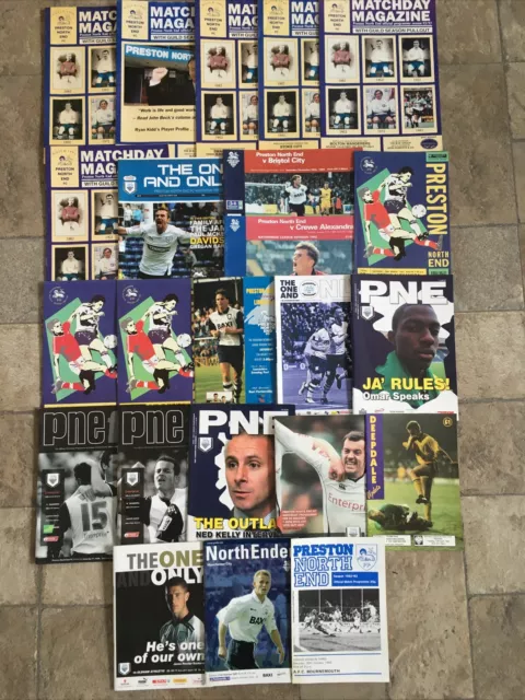 Job Lot Preston North End Programmes