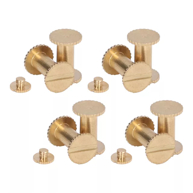 Brass Fasteners Brass Screw DIY Easy To Install Male And Female For Luggage For