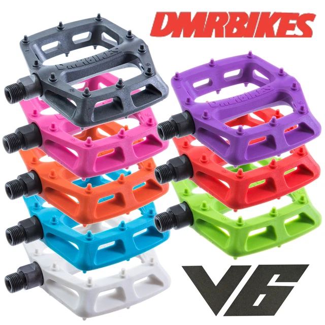 Pédales Avec 16 Pointes Pédales De Vélo Plateforme 9/16 - Aluminium Antidérapant Avec 16 Pointes - Pour VTT Et Route - Roulements Étanches - Largeur 105mm Pédales Vélo Plateforme
