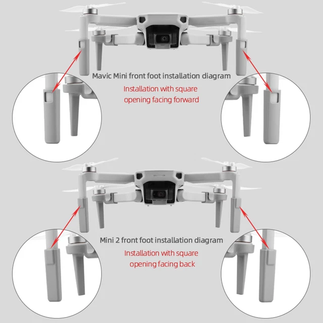 Remplacement de la jambe allongée du train d'atterrissage pour DJI Mavic Mini 2