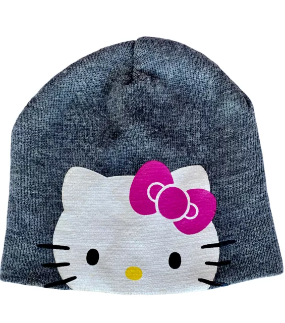 Sanrio Hello Kitty Gray Beanie Cap Hat Toddler