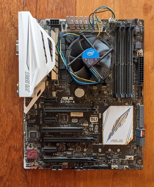 ASUS Z170-A MOTHERBOARD w/Intel Core i5-6500 CPU $140.00