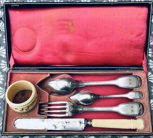 Coffret De Couverts 83 Pièces 1847 Rogers Bros - Argenté, Métal, Fourchettes Dessert