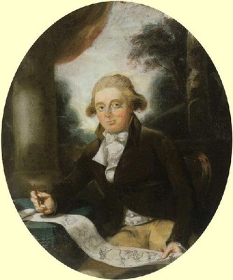 Dream-art Oil painting man landscape Henry-William-Bunbury-Sir-Thomas-Lawrence