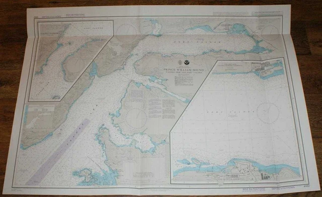 Nautical Chart No. 4982 United States, Alaska - S Coast, Prince William Sound