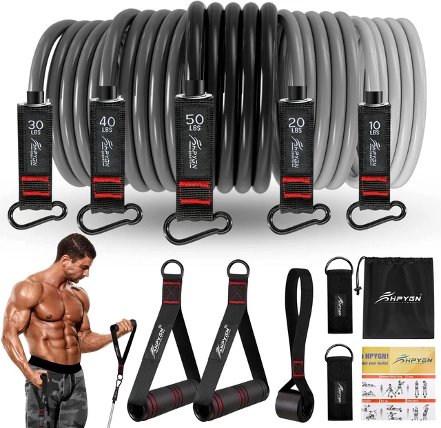 Resistance Bands Home Workout exercise Heavy Duty Resistance bands with handles