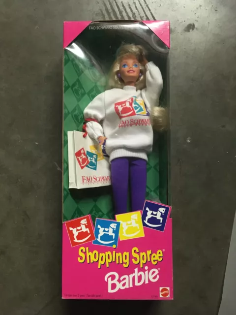 NEW 1994 SHOPPING Spree Barbie - F*A*O Schwarz Souvenir Edition
