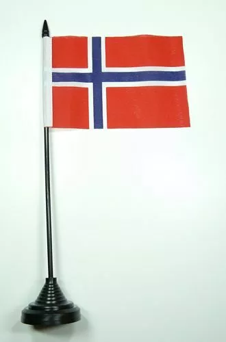 Fahne / Tischflagge Norwegen 10 x 15 cm Tischfahne Flagge
