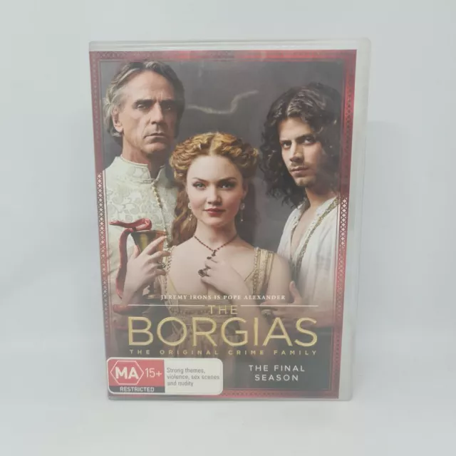 THE BORGIAS Season 3 DVD Region 4 TV Show Very Good Condition