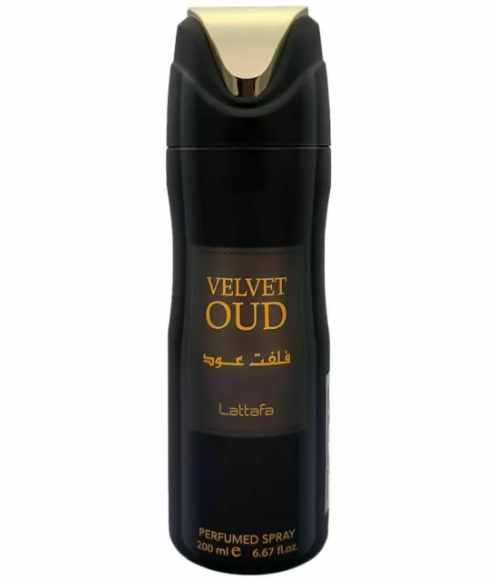 Lattafa Velvet Oud Deodorant Imported Long Lasting Perfumed Body Spray 200ml
