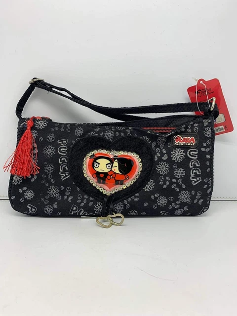 Vintage Pucca Saddle Bag Black RARE BRAND NEW 3
