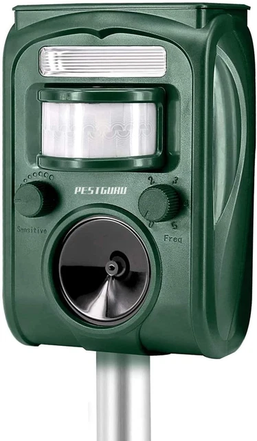 Solar Animal Repeller, 2022 Ultrasonic Mole Repellent, Rat, Squirrel, Deer, Racc