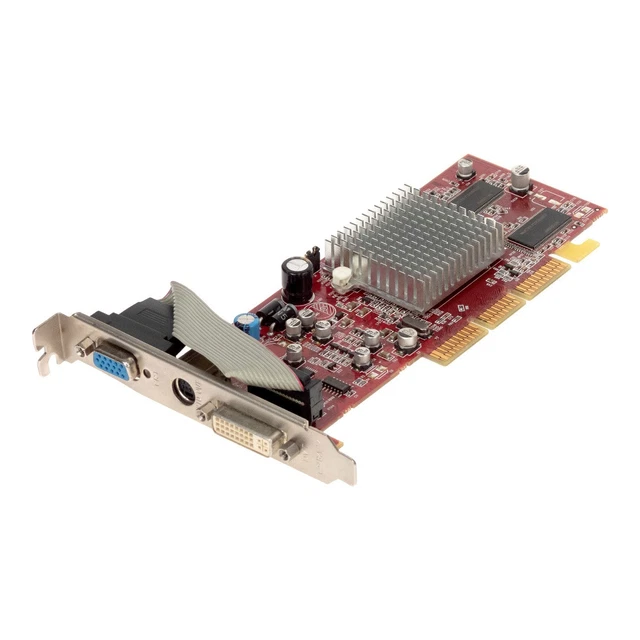 Carte Graphique ASUS A9550GE/TD 128MB AGP – ATI 9950, VGA DVI, Occasion Fonctionnelle