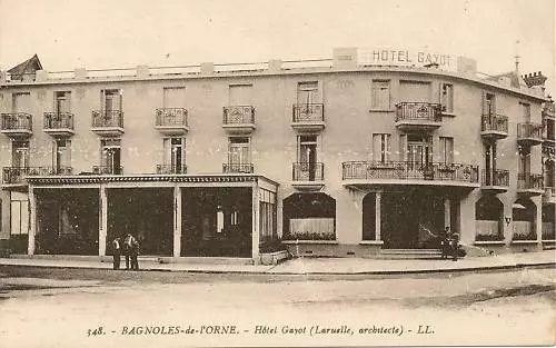 Cpa Bagnoles De L'orne Hotel Gayot Laruelle Architect