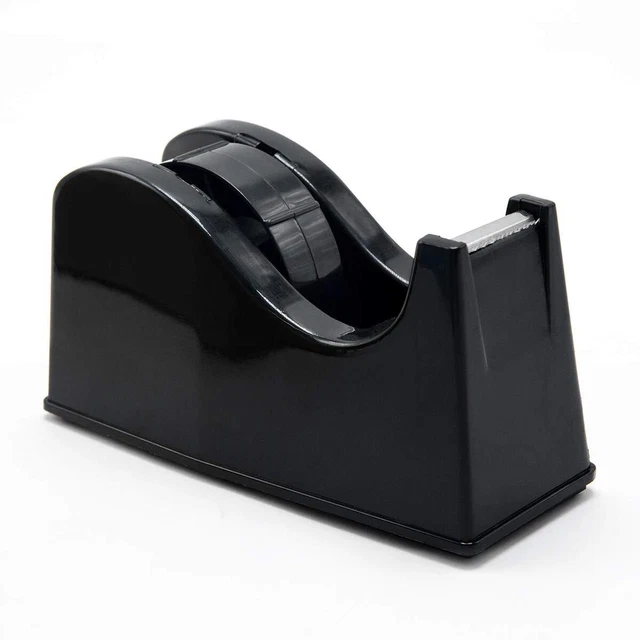 Desktop Tape Dispenser Adhesive Roll Holder (Fits 1 & 3 Core)