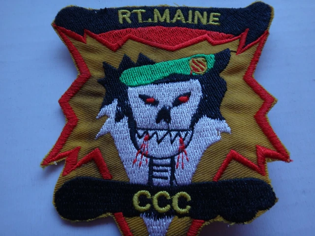 VIETNAM WAR PATCH US 5th Special Forces Group MACV-SOG RT MAINE CCC $16 ...