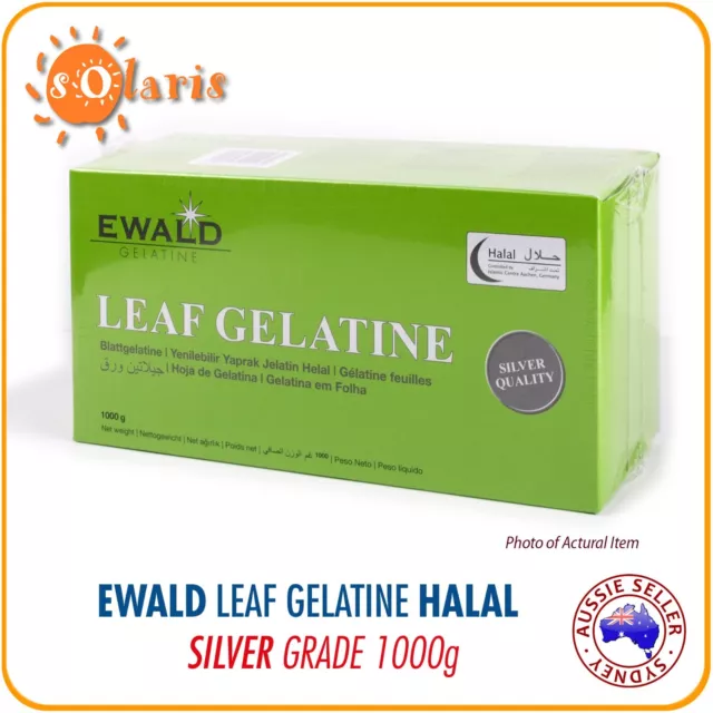 Feuilles de gélatine halal bronze 500g - Gelita