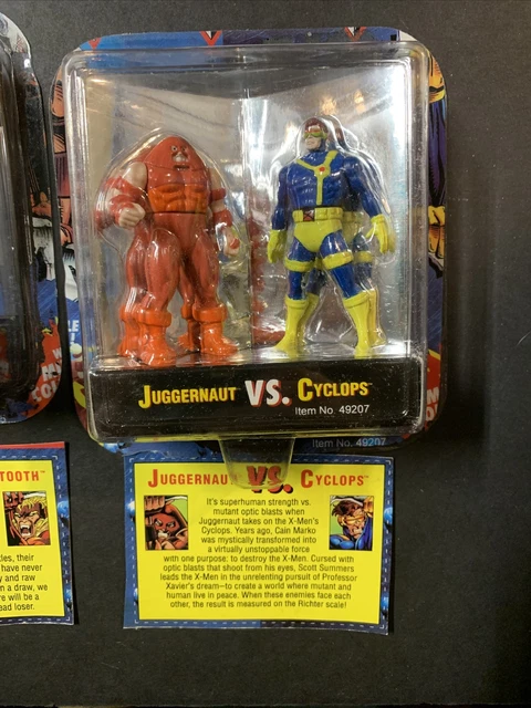 X-Men Steel Mutants & Marvel Die Cast Figure Lot Toy Biz 1994 & 2002 9