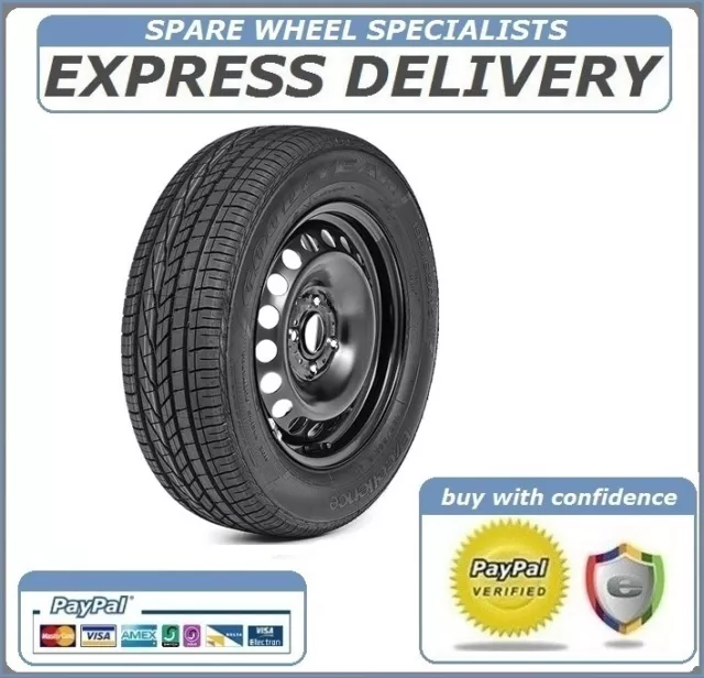 15" Full Size Steel Spare Wheel And Tyre Fits Dacia Logan (2013-Present Day)