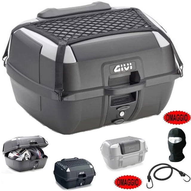 Top Case GIVI B29 Tech 29L Pour Piaggio MP3 500 – Monolock + Plaque + Kit Universel Arrière