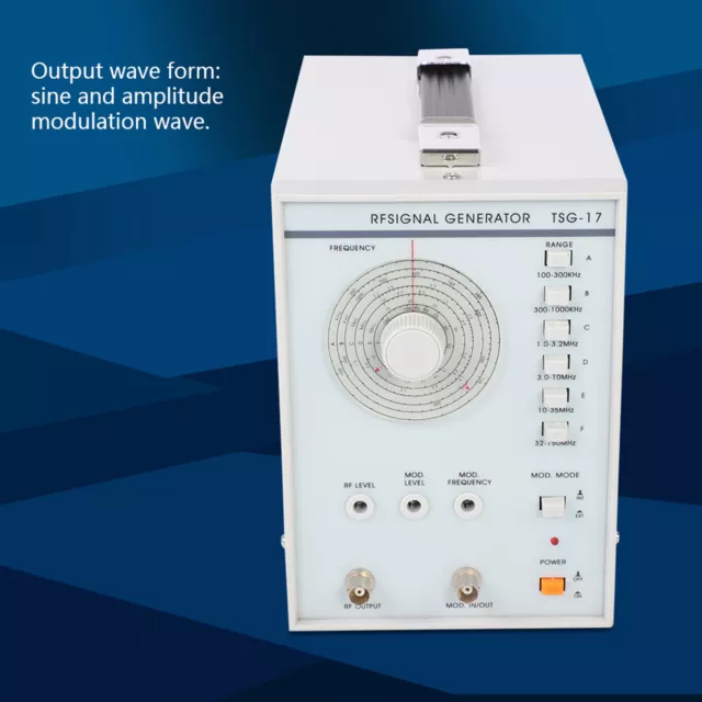 TSG‑17 High Frequency RF/AM Signal Generator 100kHz-150MHz110V/220V EU/US Plug