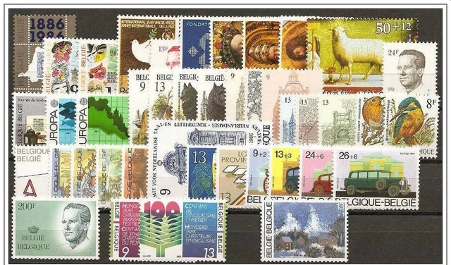 Lot De Timbres De Belgique – Année 1978 – Neufs Sans Charnière