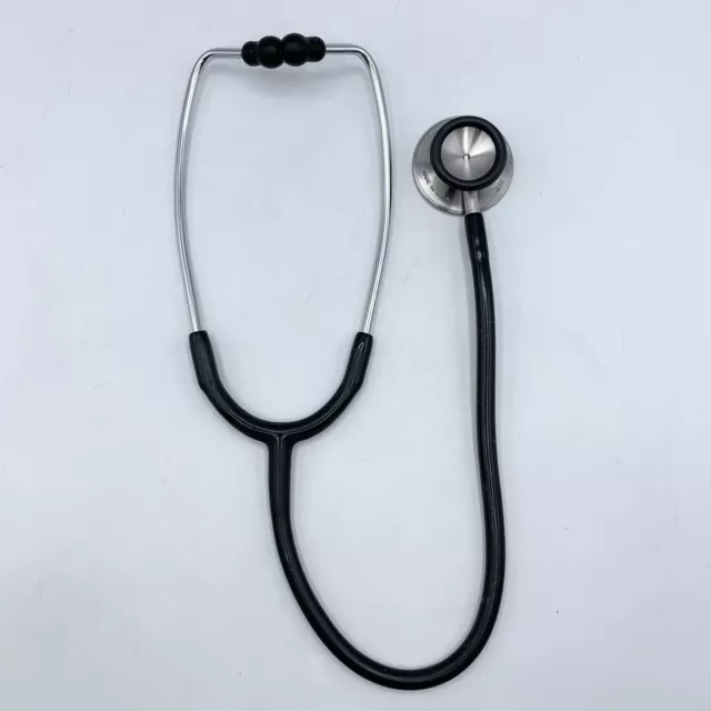 Vintage LITTMANN 3M Classic Stethoscope Black Tested Made in the USA