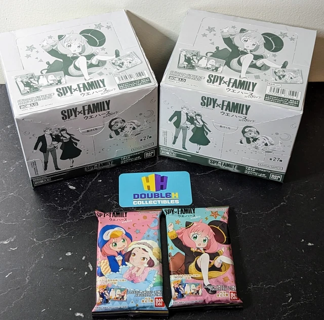 SPY X FAMILY Wafer Cookie Box of 20 Packs Set Box BANDAI Shokugan Yor