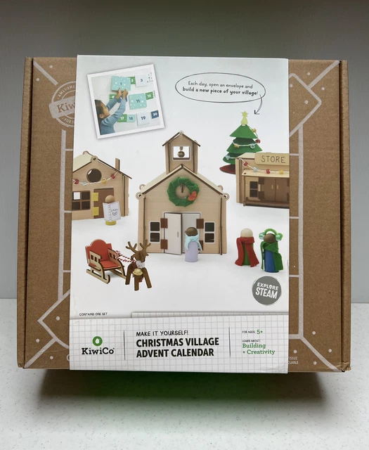 KIWICO CHRISTMAS VILLAGE Advent Calendar Explore STEAM Building