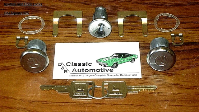 Lock Set Ignition + Doors 11pc Kit Camaro Chevelle Nova Impala Pickup locks C10