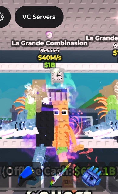 Diamond La Grande Combinasion With Mutation 65m/s - Steal A Brainrot
