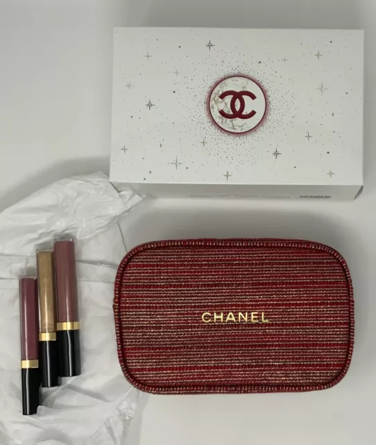 CHANEL* 2022 HOLIDAY Gift Set * SHEER GENIUS Lipgloss Trio * Limited Edition!  $165.00 - PicClick