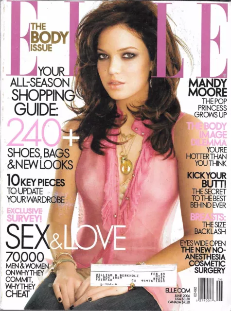 Elle Girl Magazine April 2006 (Vg) Amanda Bynes, Zoe Saldana, $3.95 Flat Ship.