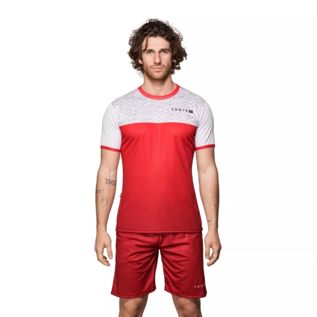 Footex Completo Padel Tenis Hombre Camiseta Y Pantalones Cortos Con Tasche Wrap