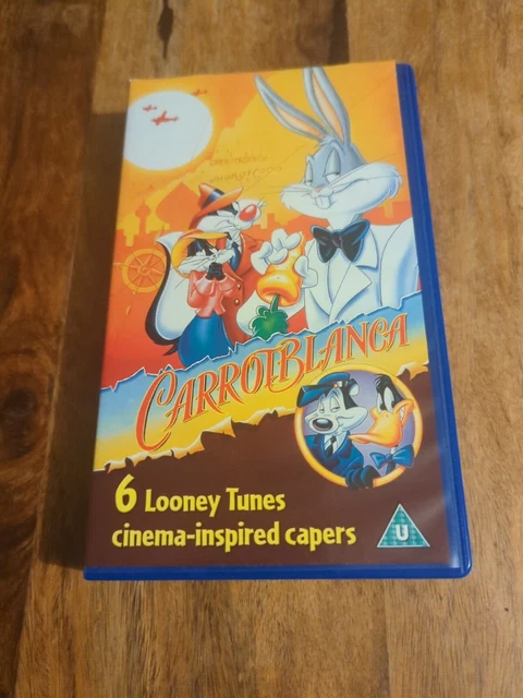 CARROTBLANCA: 6 LOONEY Tunes Cinema-Inspired Capers - Sealed Vhs - Bugs