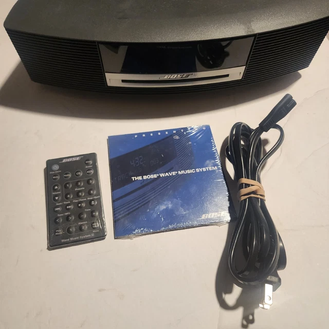 Bose Wave Music System AM/FM Radio and CD Player Aux, W/ Remote, Tested Working Bose Wave Music System AM/FM Radio and CD Player Aux, W/ Remote, Tested Working
