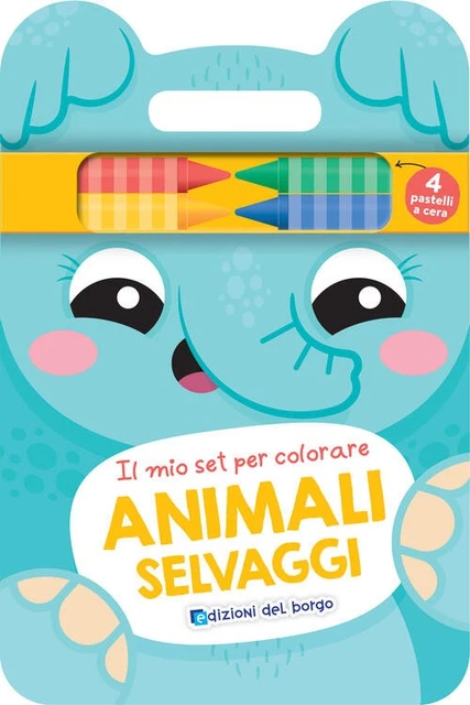 ANIMALI SELVAGGI. IL Mio Set Per Colorare Edizioni Del Borgo 2025 EUR ...