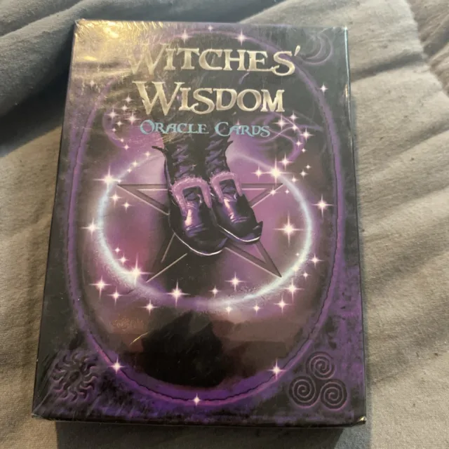 Witches Wisdom Oracle Deck 48 Cards Pocket Size with PDF Guidebook, Sealed