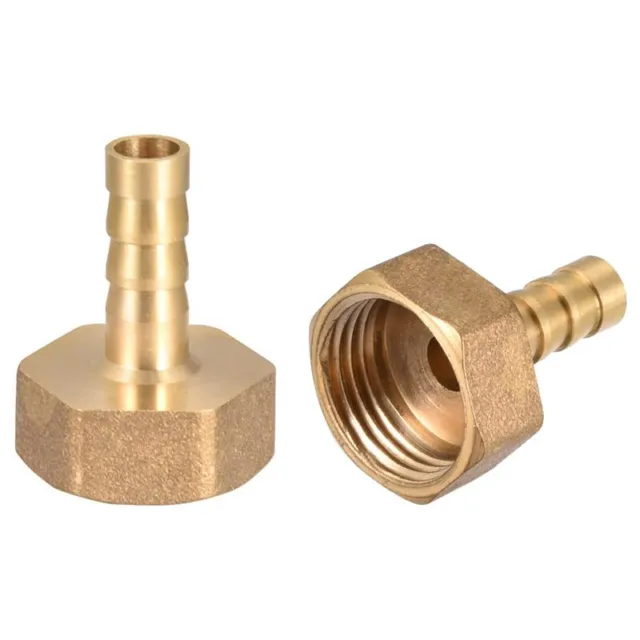 Brass Hose Barb Fitting Connector 1/8" 1/4" 3/8" 1/2" Female Thread Pipe Adapter