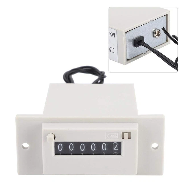 CSK6 YKW Contatore Elettromagnetico Pulse Counter 6 cifre 0 999999 DC 12V
