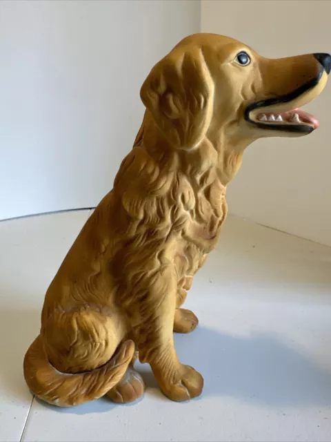 Aldon golden retriever fine porcelain Figurine Statue 1985 vintage 7.5” by 5”