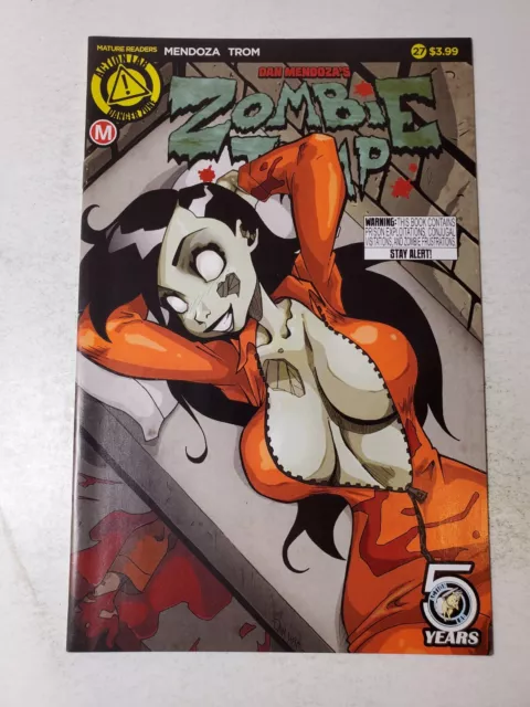 ZOMBIE TRAMP 27 ACTION LAB RARE DAN MENDOZA HTF NM see pics
