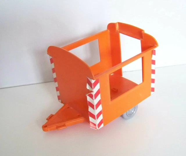 Playmobil Chantier Vintage 3474 De 1981 - Complet Avec Trains 4027 Et 4053
