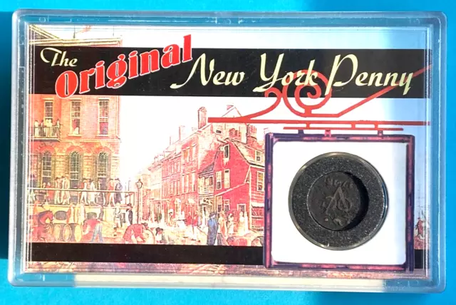 1748  The Original New York Penny - 1 Duit coin