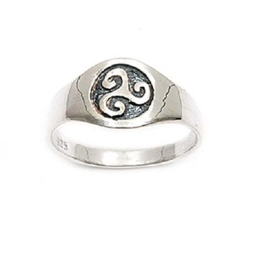 Bague Chevalière Dolly-Bijoux En Argent Massif 925 - Taille 54 Motif Ying-Yang | Neuve