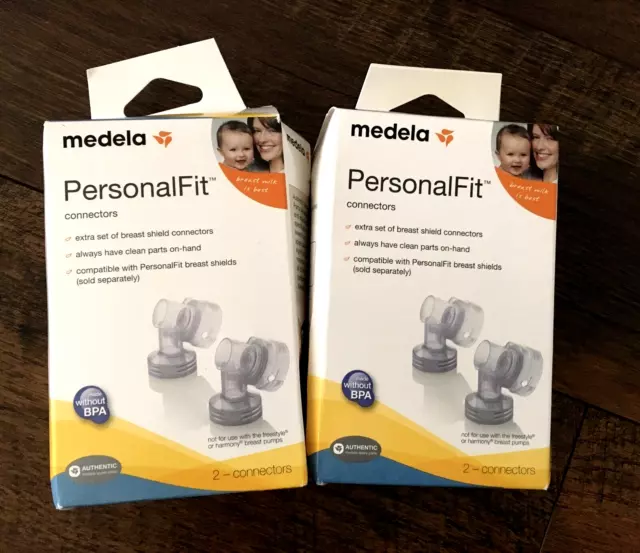 Lot of 2 Boxes Medela Personal Fit Connectors