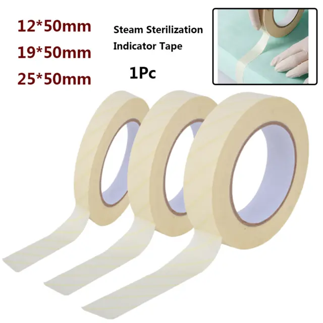 50m Dental Tape Medical Autoclave Steam Sterilization Chemical Indicator Tapes