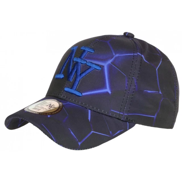 Casquette Baseball NY Bleu-Violet Streetwear - Marque Hip Hop Honour - Taille Unique